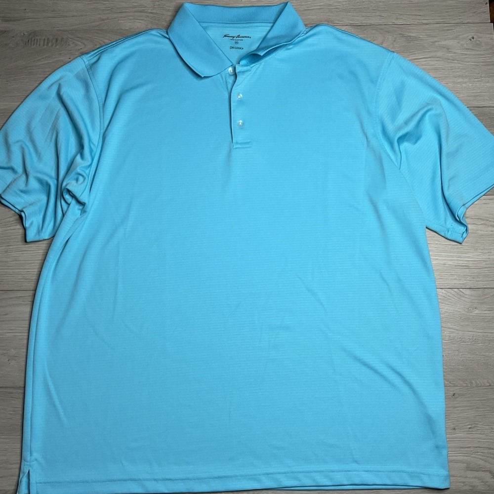 Golf Shirt Tommy Armour Men's Dri-Logic‎ Polo Shirt Teal Size 2 XL
